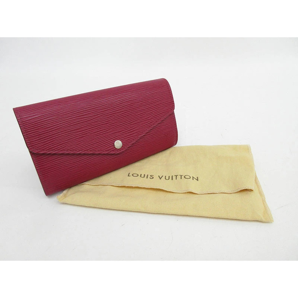 LOUIS VUITTON Epi Portefeuille Sarah Long Wallet Fuschia Pink - Picture 9 of 9